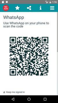 Escaneando o código no Whatscan para iphone