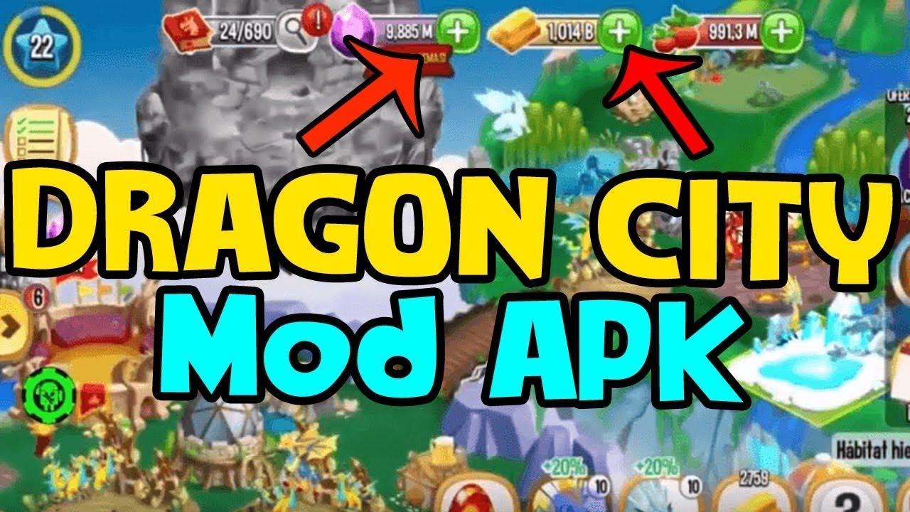 Dragon City Mod APK dinheiro infinito