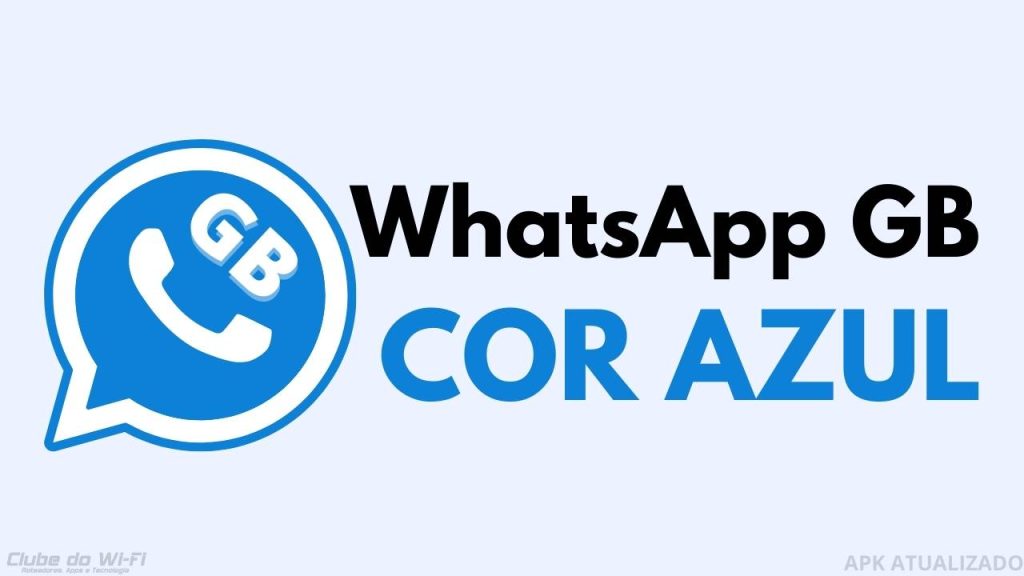 WhatsApp GB Azul